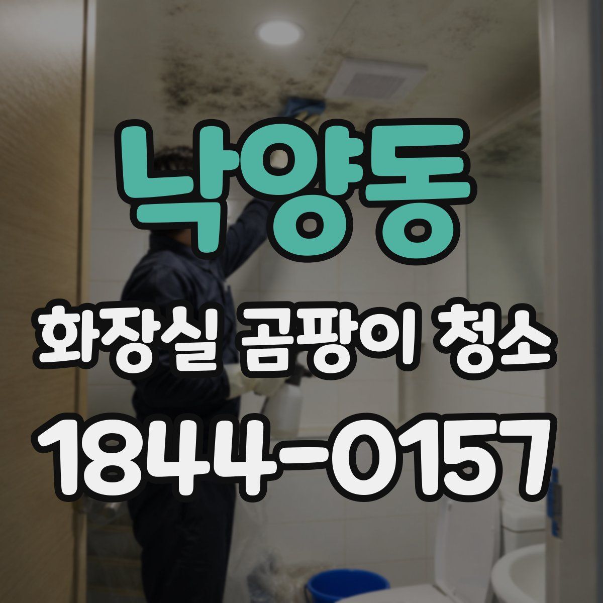 낙양동 화장실 곰팡이 청소
