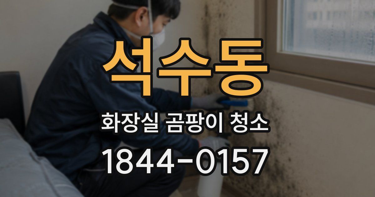 석수동 화장실 곰팡이 청소