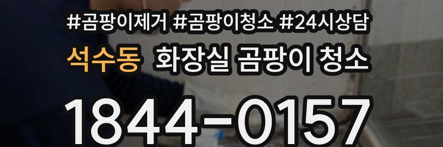 석수동 화장실 곰팡이 청소