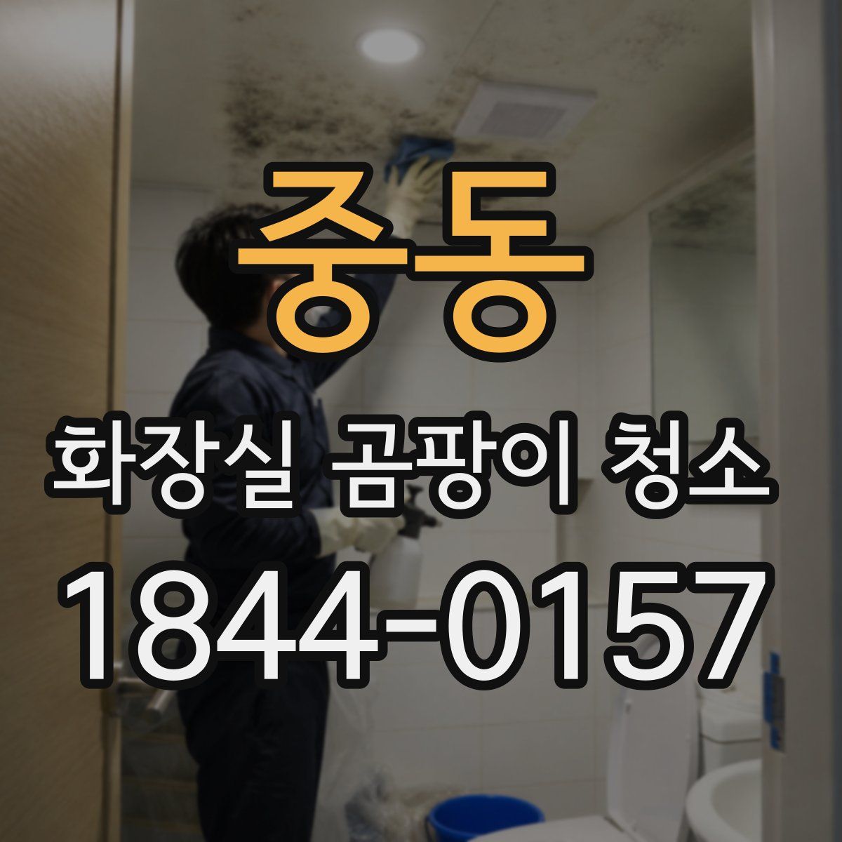 중동 화장실 곰팡이 청소