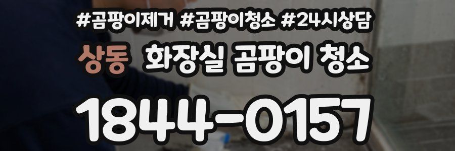 상동 화장실 곰팡이 청소