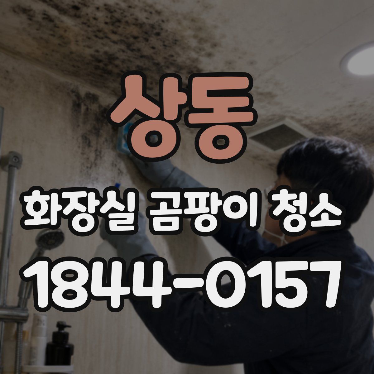 상동 화장실 곰팡이 청소