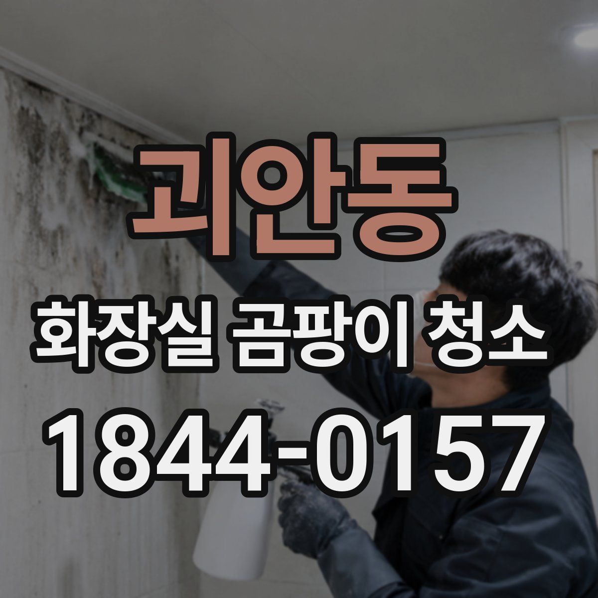 괴안동 화장실 곰팡이 청소