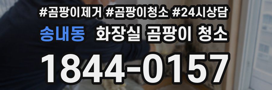 송내동 화장실 곰팡이 청소