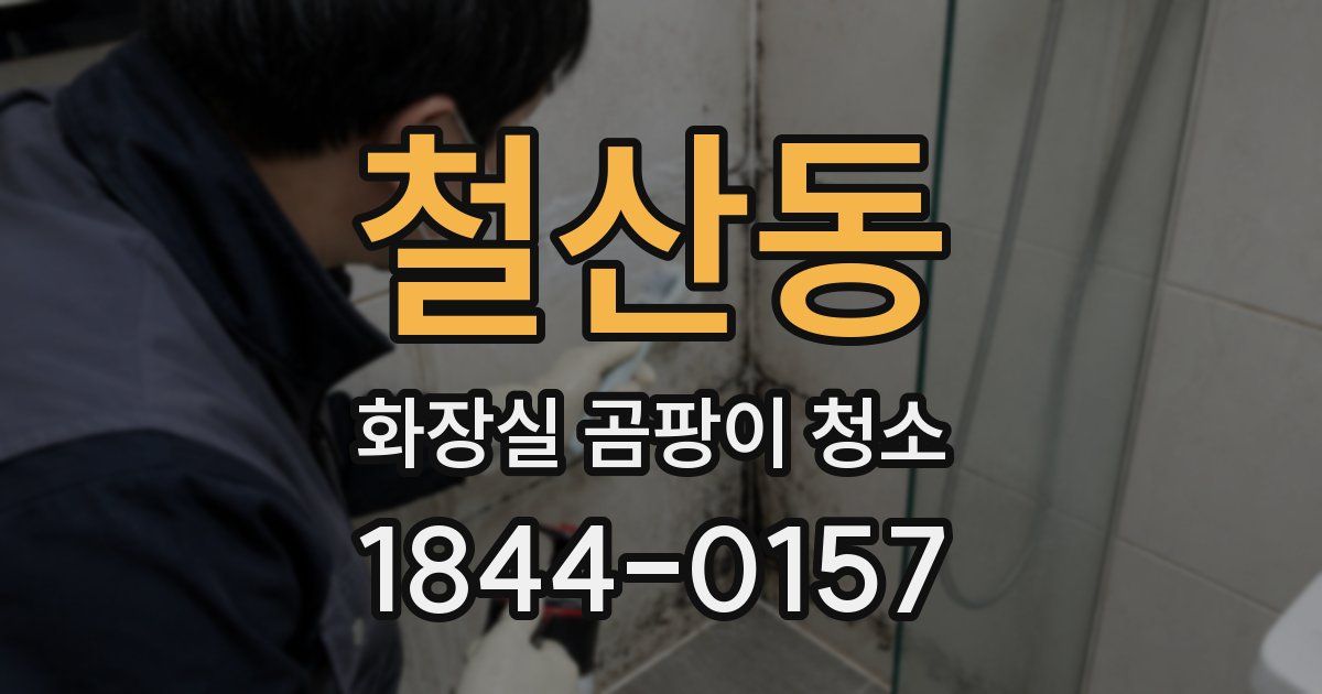 철산동 화장실 곰팡이 청소