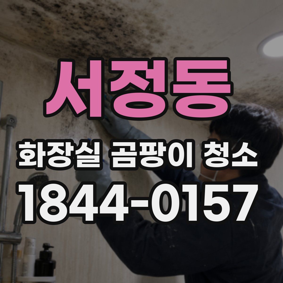 서정동 화장실 곰팡이 청소