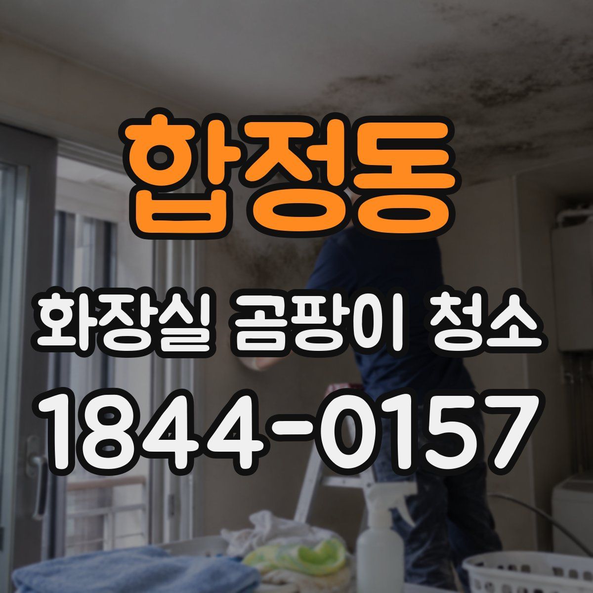 합정동 화장실 곰팡이 청소