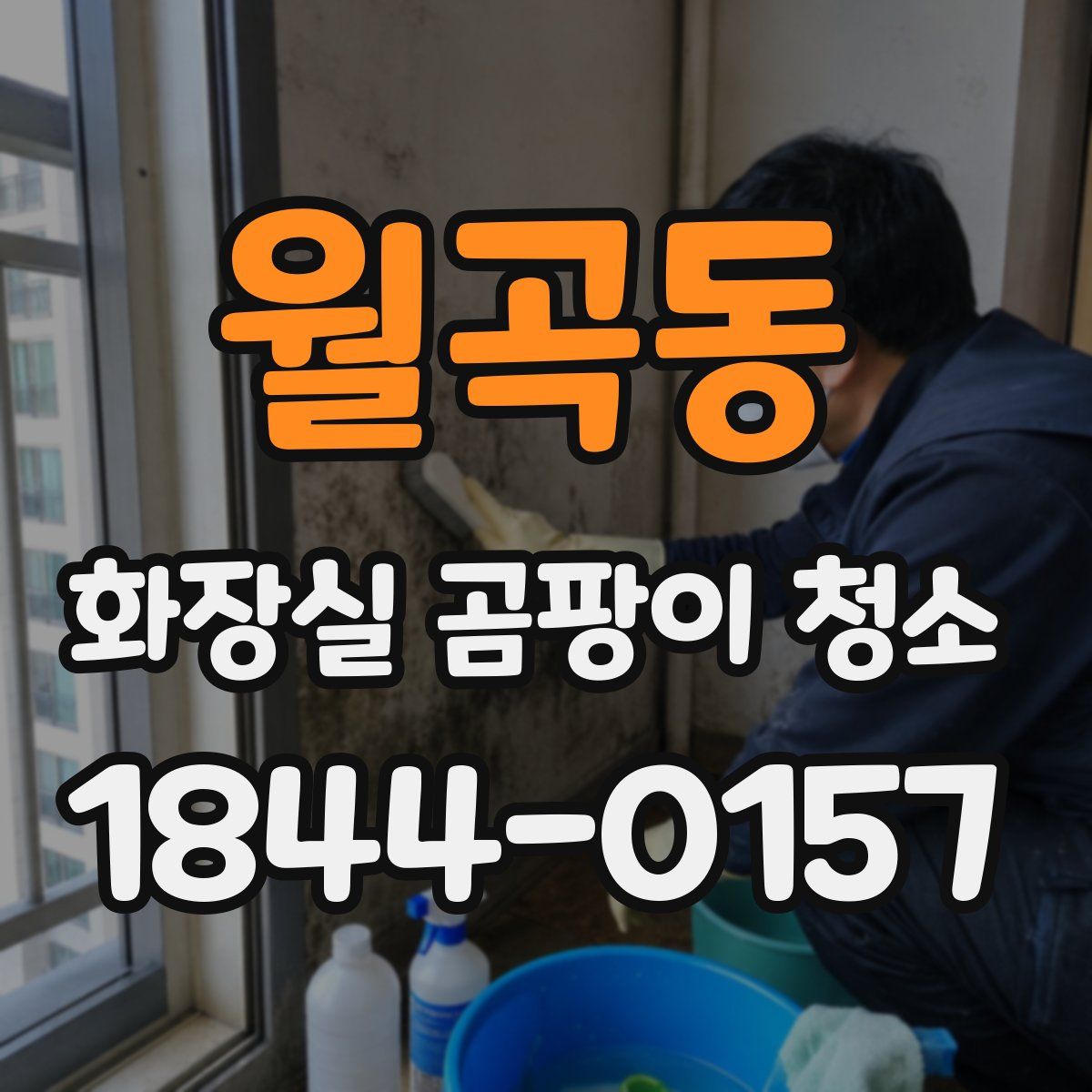 월곡동 화장실 곰팡이 청소