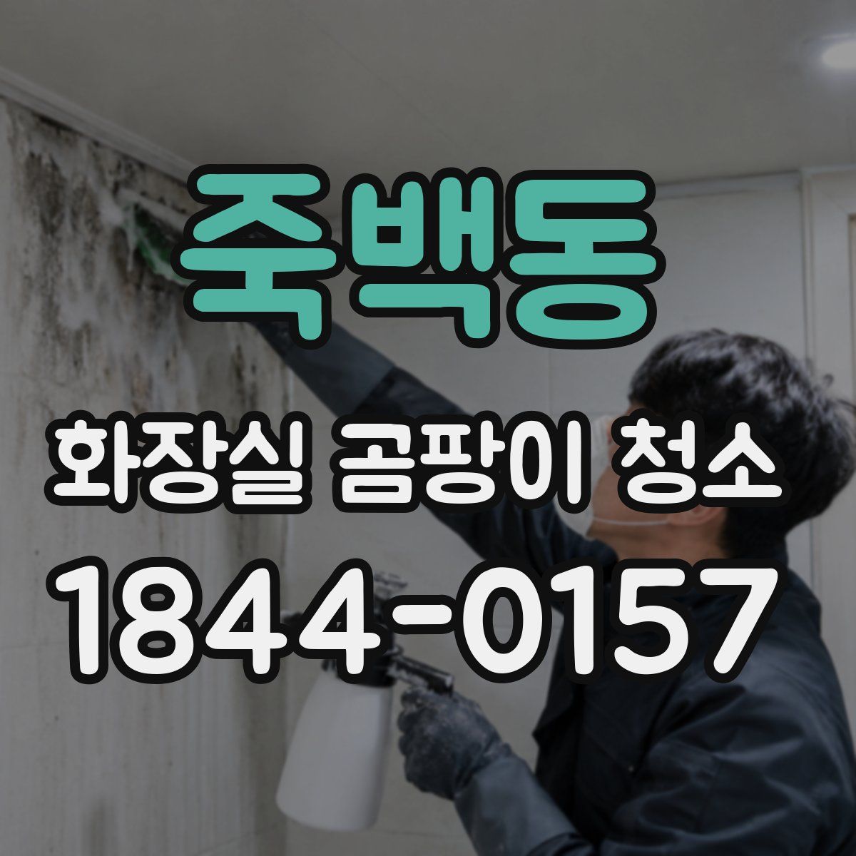 죽백동 화장실 곰팡이 청소