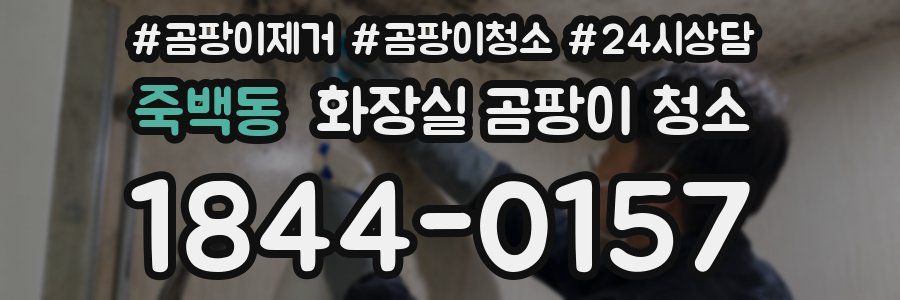 죽백동 화장실 곰팡이 청소