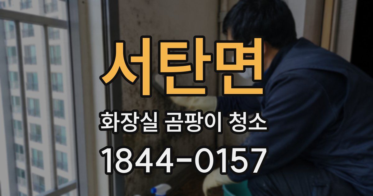 서탄면 화장실 곰팡이 청소