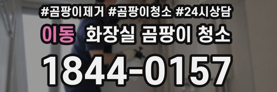 이동 화장실 곰팡이 청소