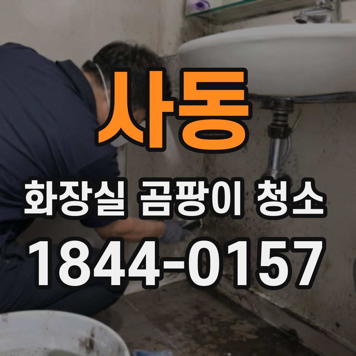 사동 화장실 곰팡이 청소