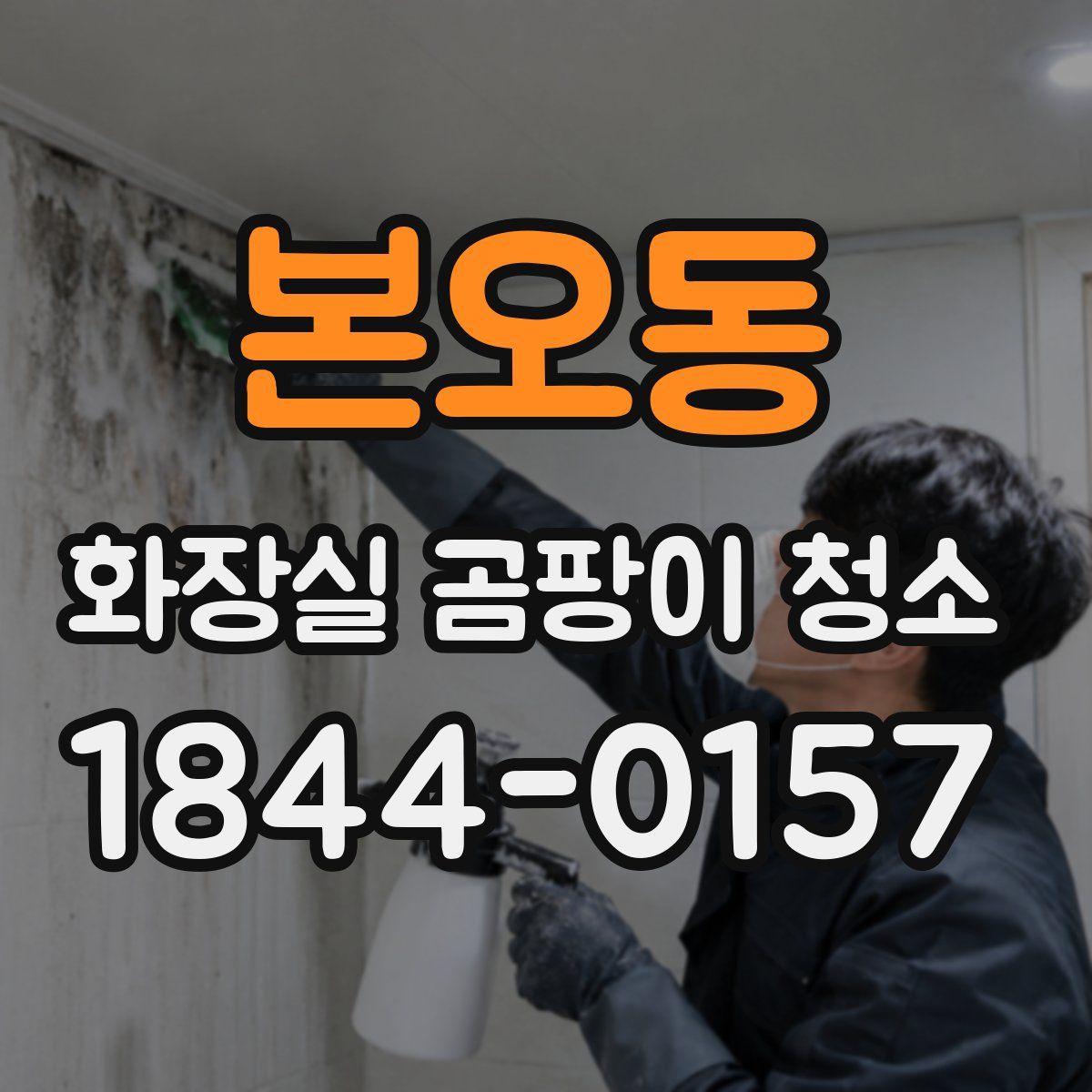 본오동 화장실 곰팡이 청소