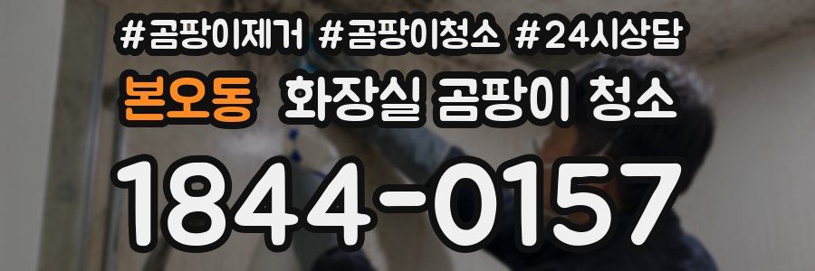 본오동 화장실 곰팡이 청소