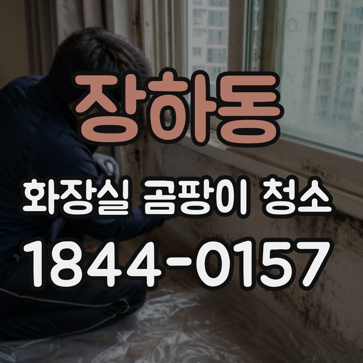 장하동 화장실 곰팡이 청소