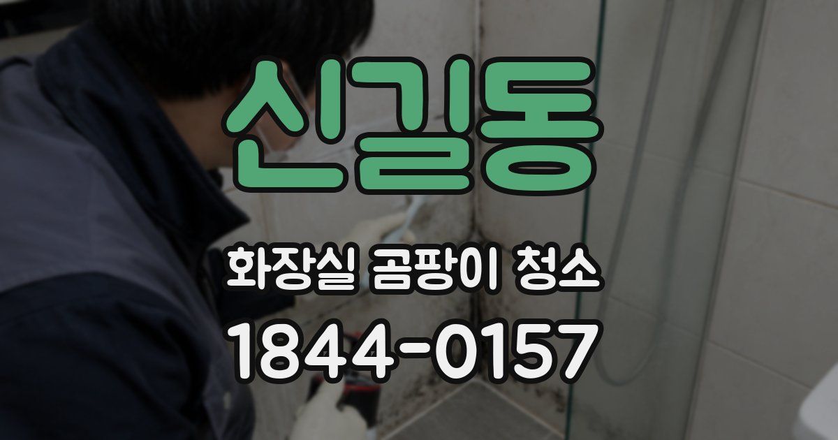 신길동 화장실 곰팡이 청소