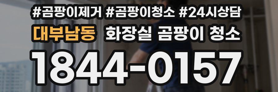 대부남동 화장실 곰팡이 청소