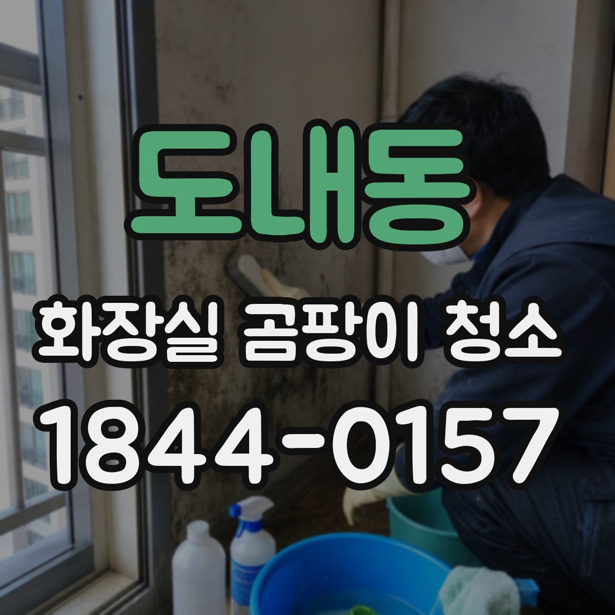도내동 화장실 곰팡이 청소