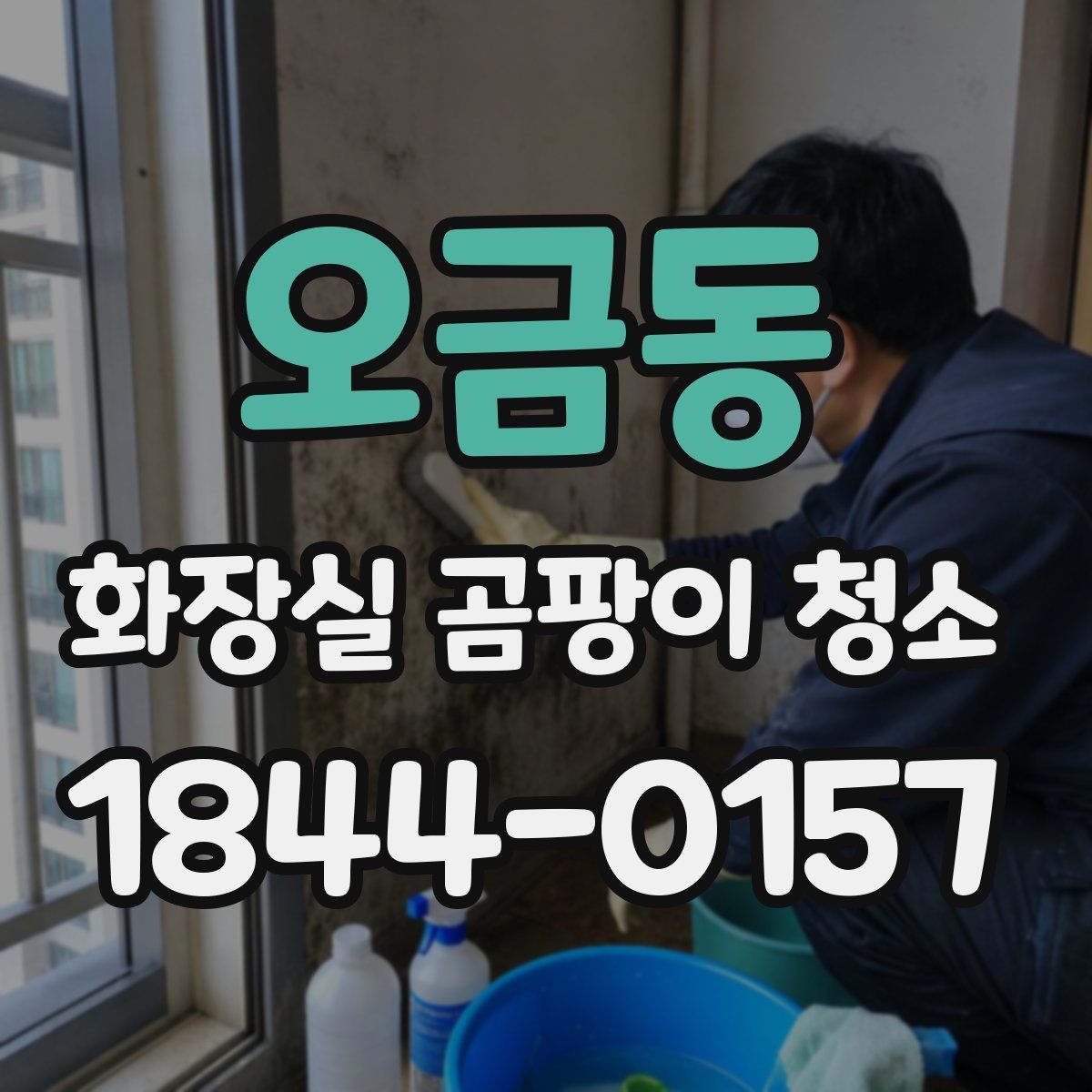 오금동 화장실 곰팡이 청소