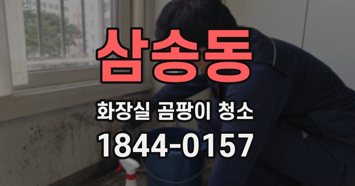 삼송동 화장실 곰팡이 청소