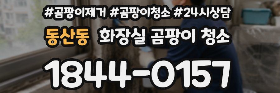 동산동 화장실 곰팡이 청소