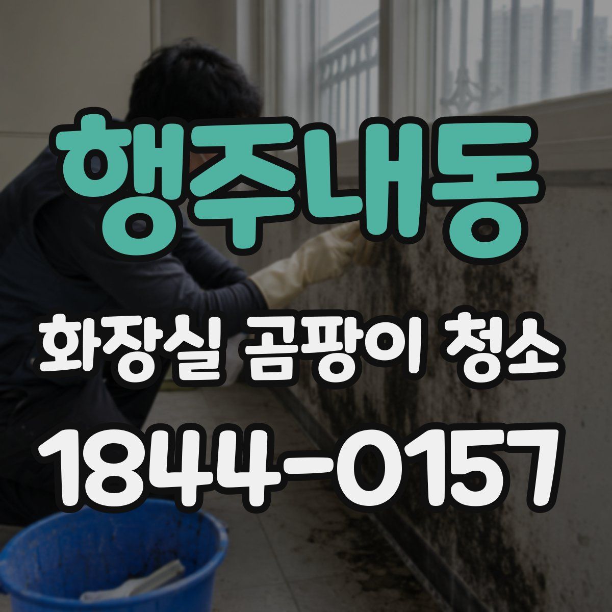 행주내동 화장실 곰팡이 청소