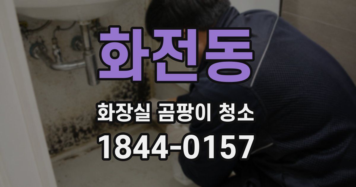 화전동 화장실 곰팡이 청소