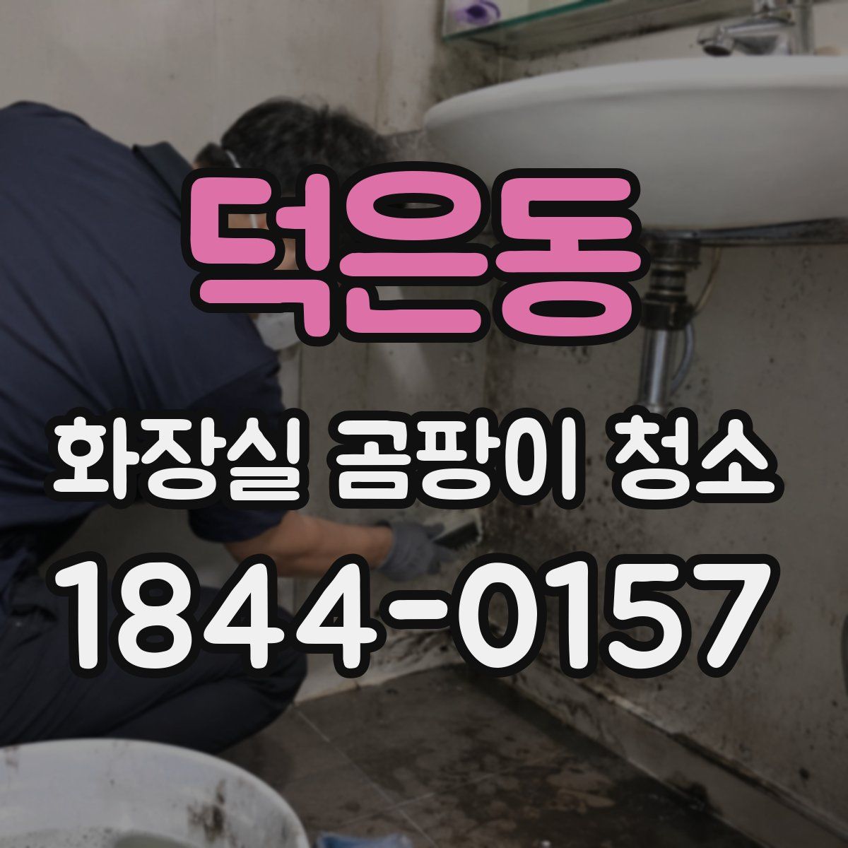 덕은동 화장실 곰팡이 청소