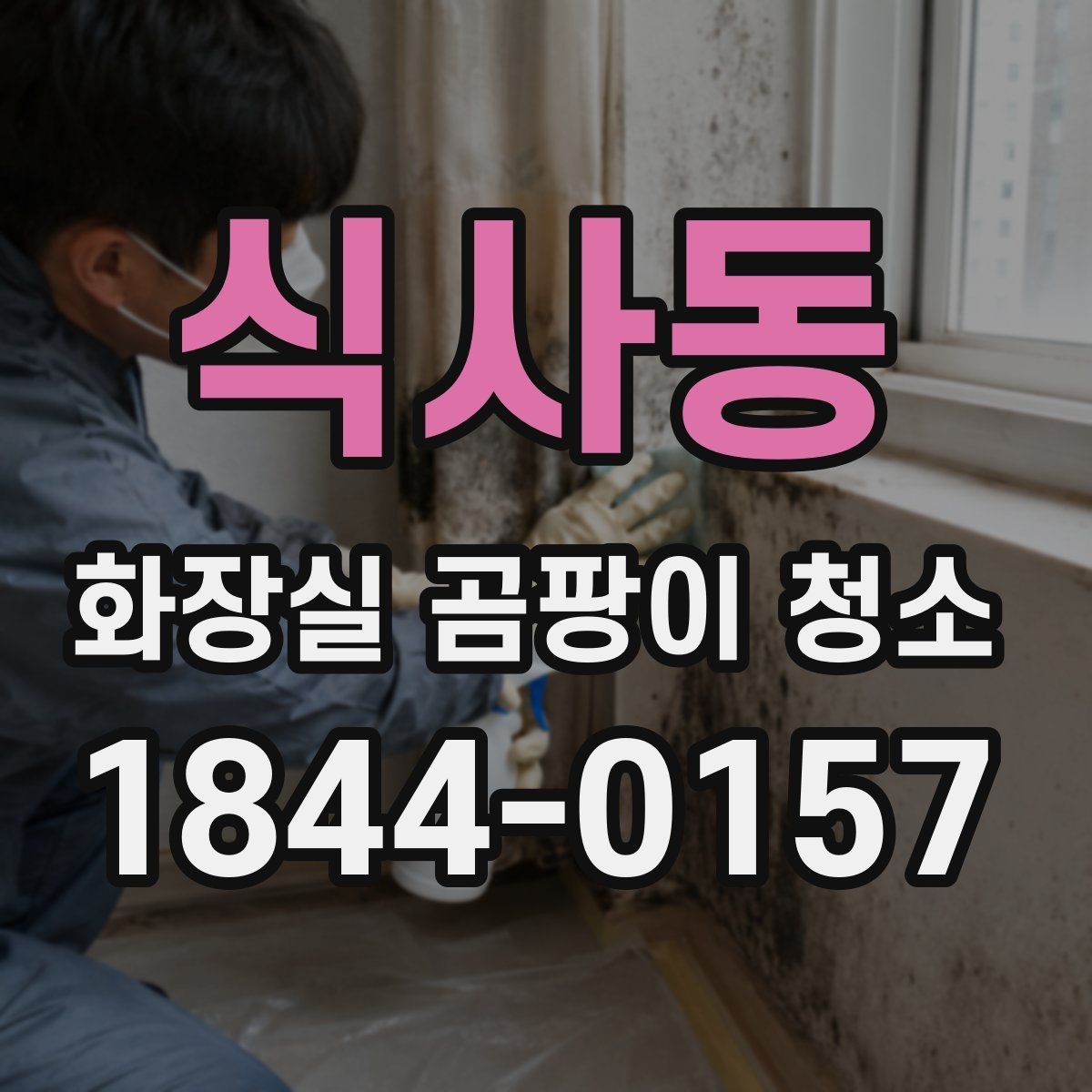 식사동 화장실 곰팡이 청소 얼룩 자국이 잘 안 지워질 때 볼 부분