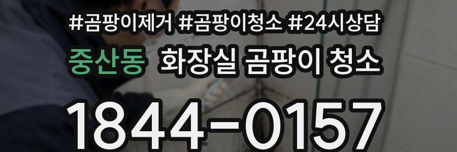 중산동 화장실 곰팡이 청소