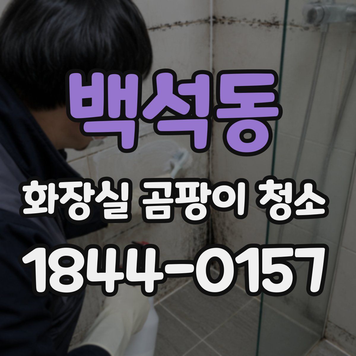 백석동 화장실 곰팡이 청소