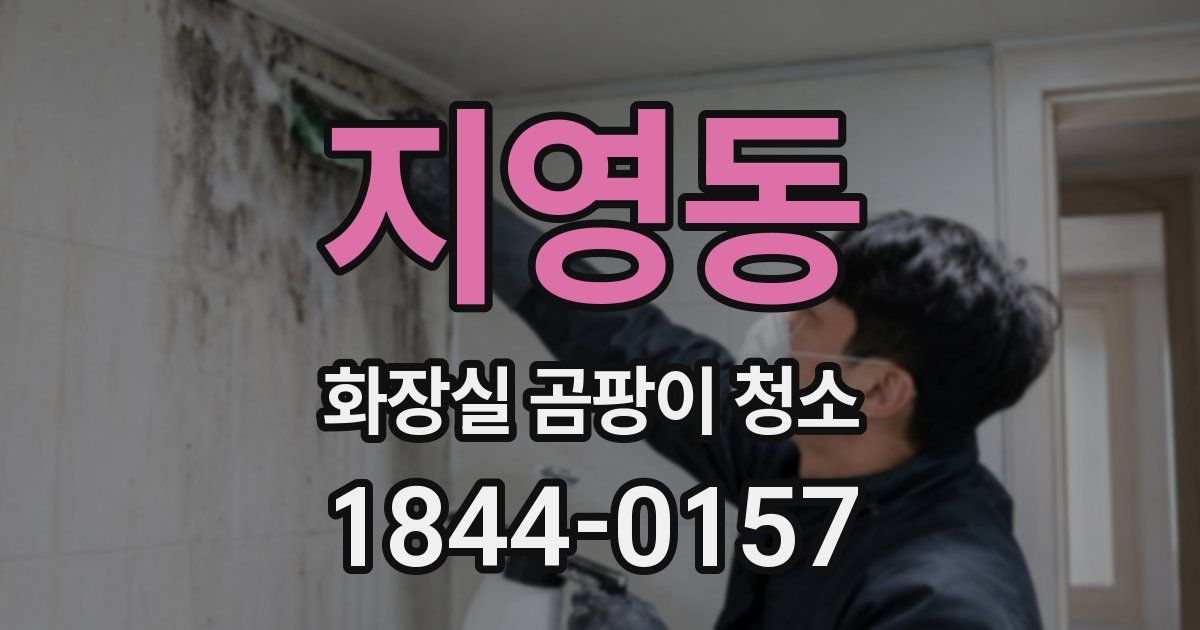 지영동 화장실 곰팡이 청소