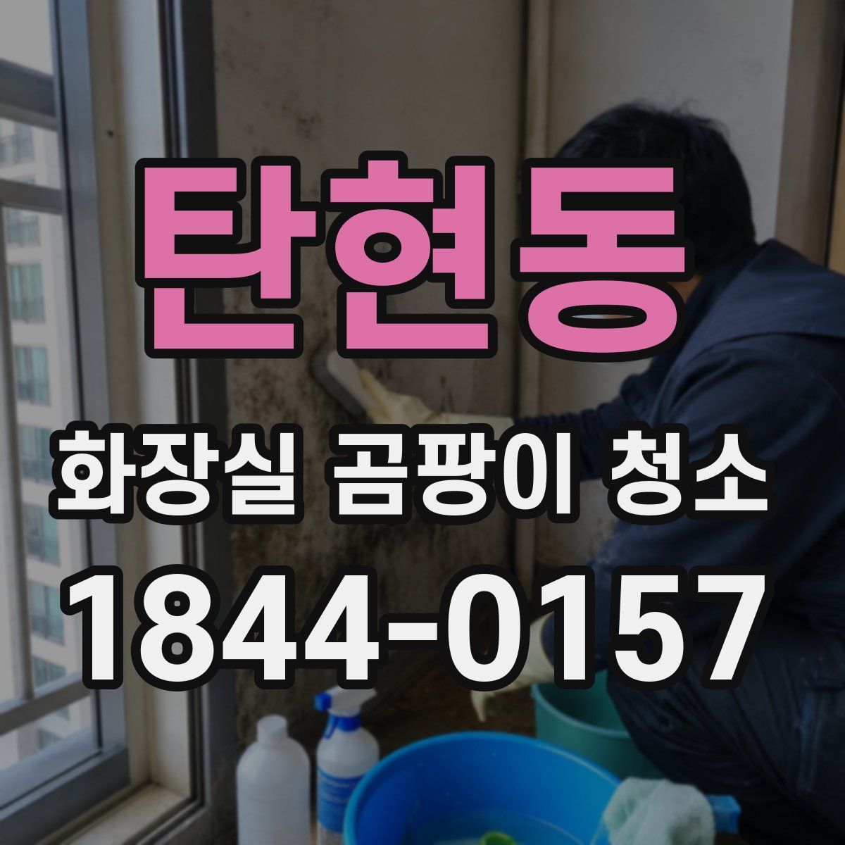 탄현동 화장실 곰팡이 청소