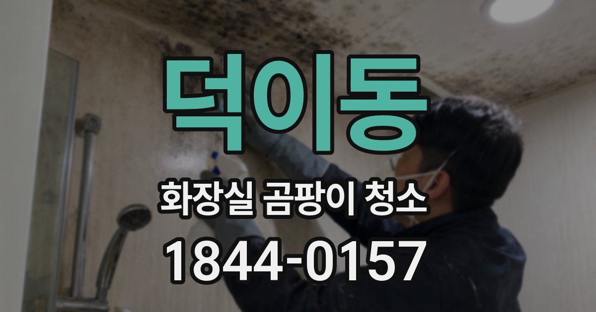 덕이동 화장실 곰팡이 청소