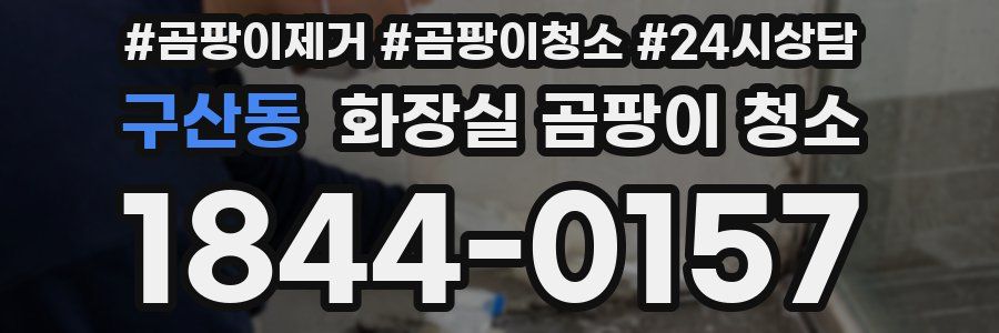 구산동 화장실 곰팡이 청소