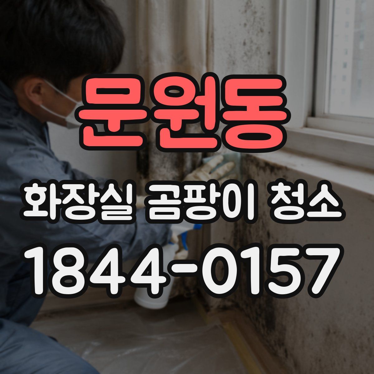 문원동 화장실 곰팡이 청소