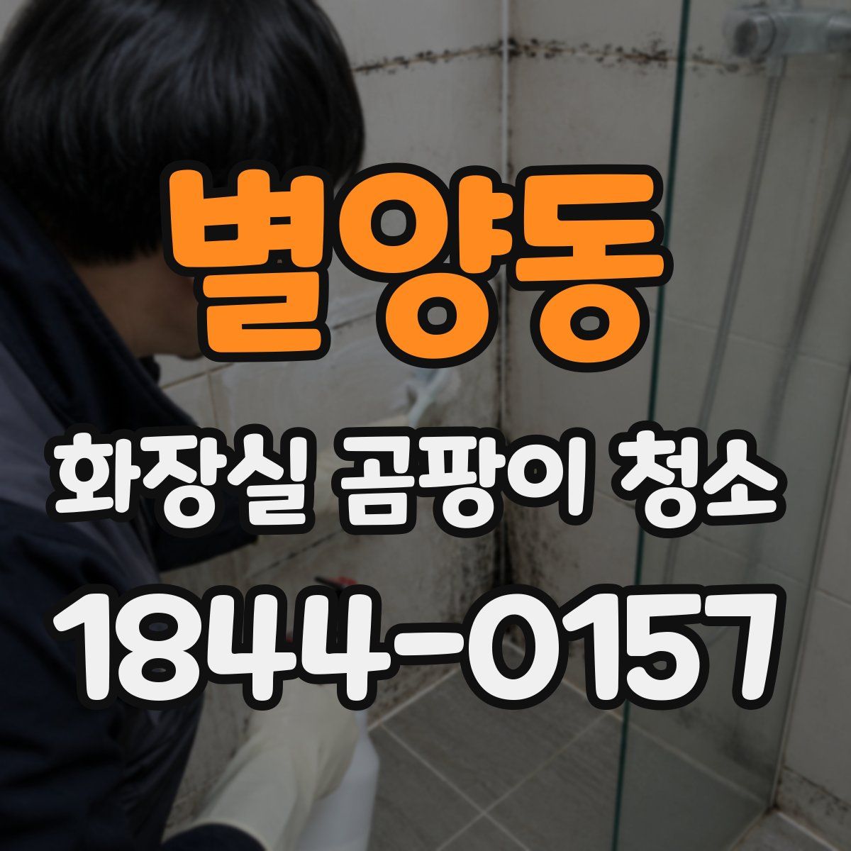 별양동 화장실 곰팡이 청소