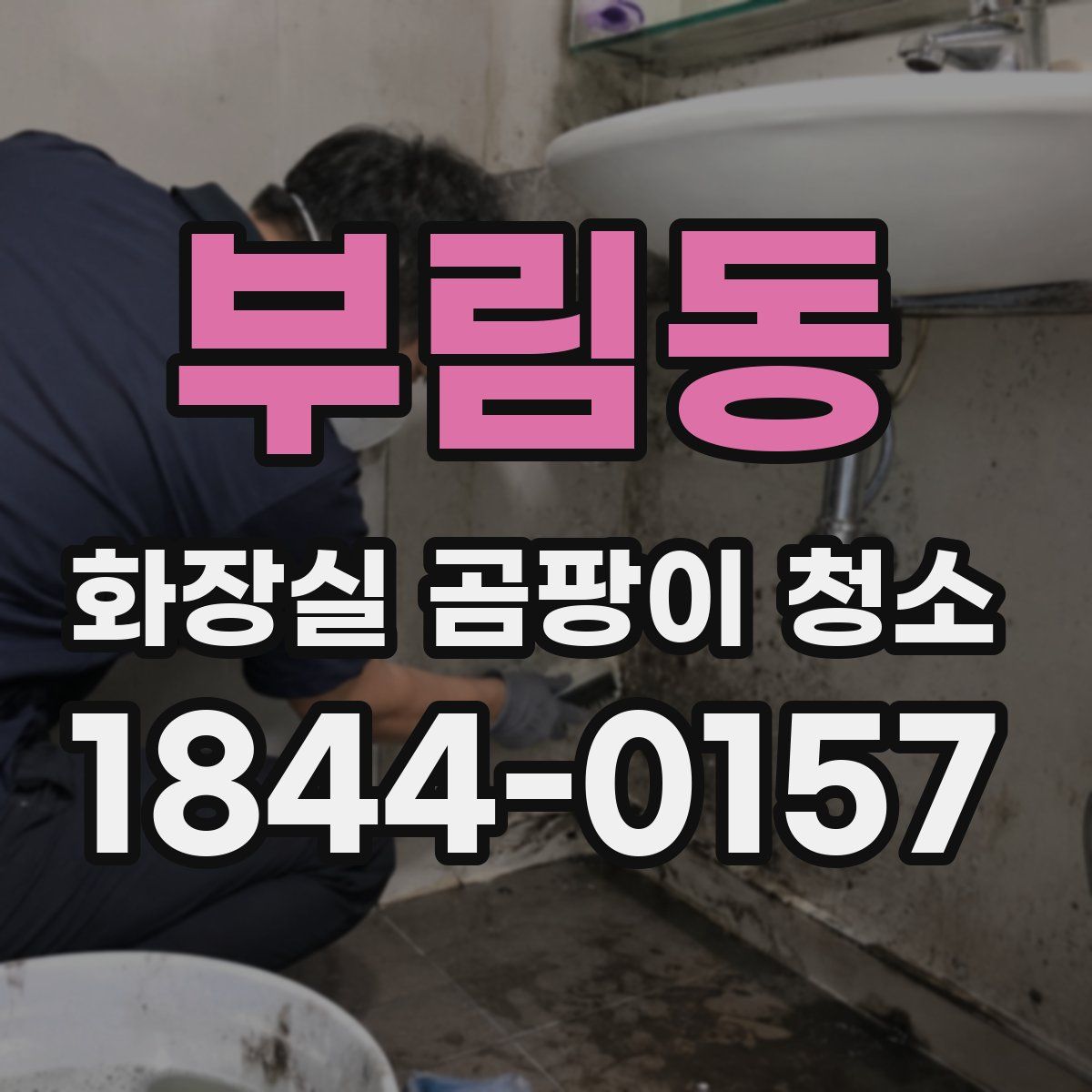 부림동 화장실 곰팡이 청소