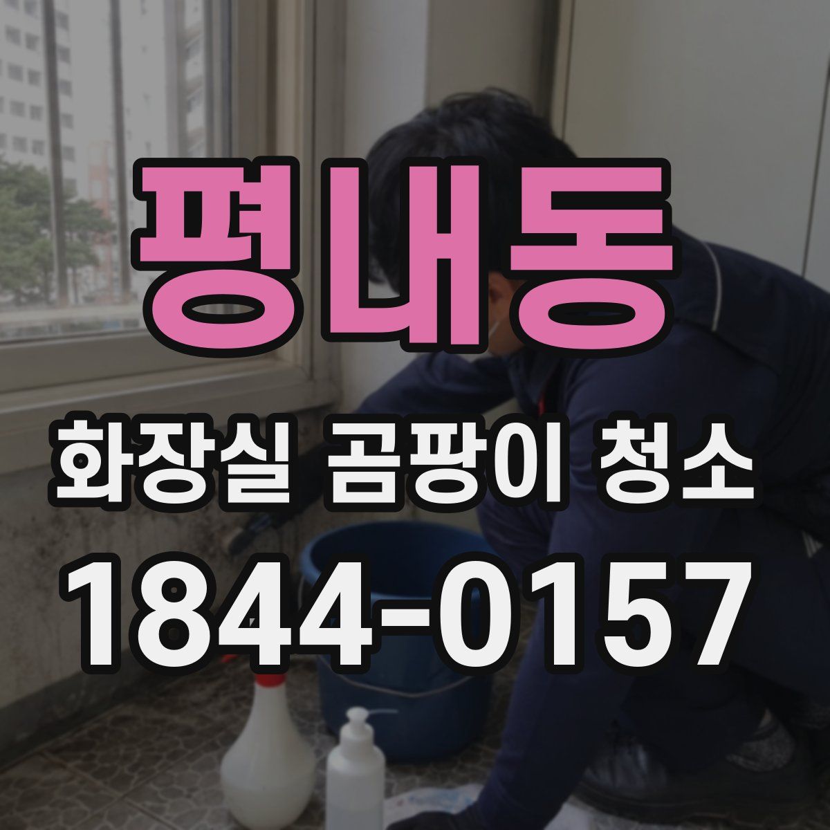 평내동 화장실 곰팡이 청소