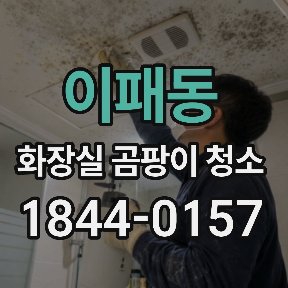 이패동 화장실 곰팡이 청소