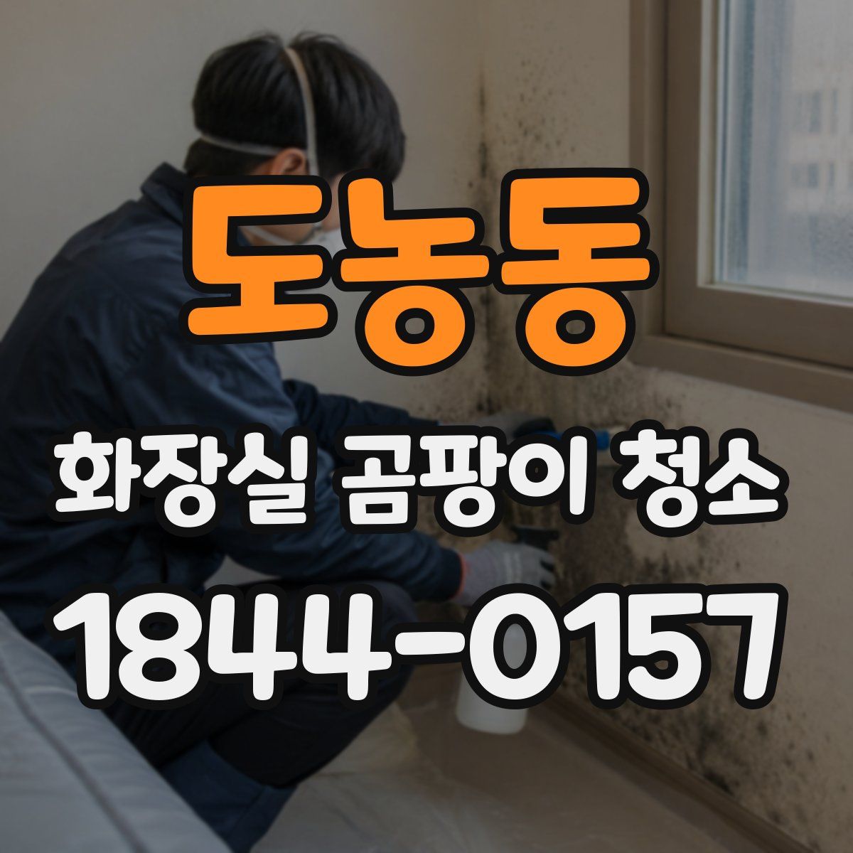 도농동 화장실 곰팡이 청소