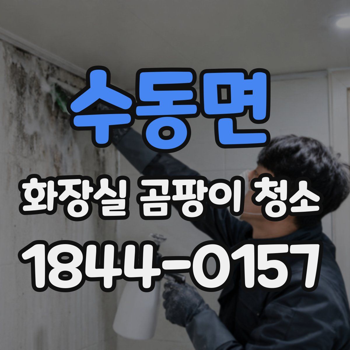 수동면 화장실 곰팡이 청소