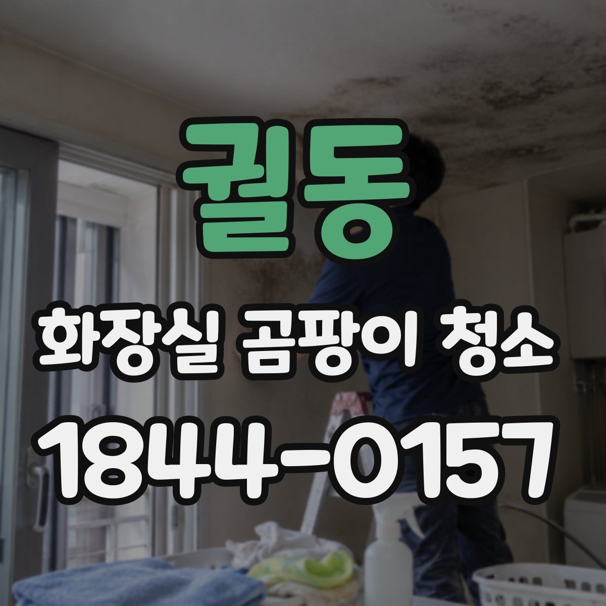 궐동 화장실 곰팡이 청소