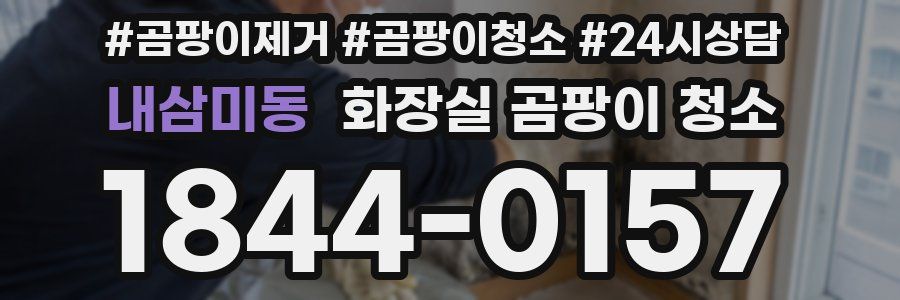 내삼미동 화장실 곰팡이 청소