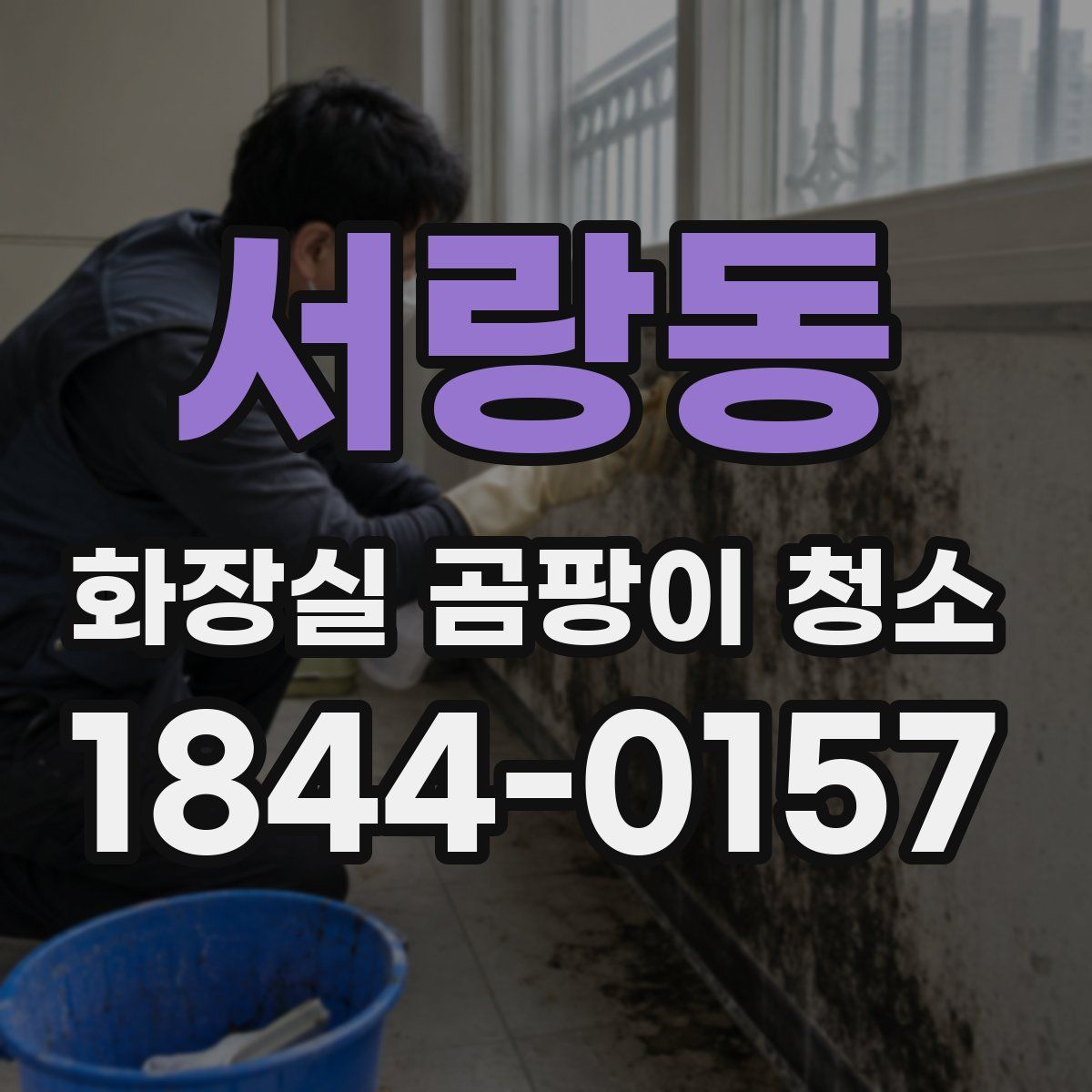 서랑동 화장실 곰팡이 청소