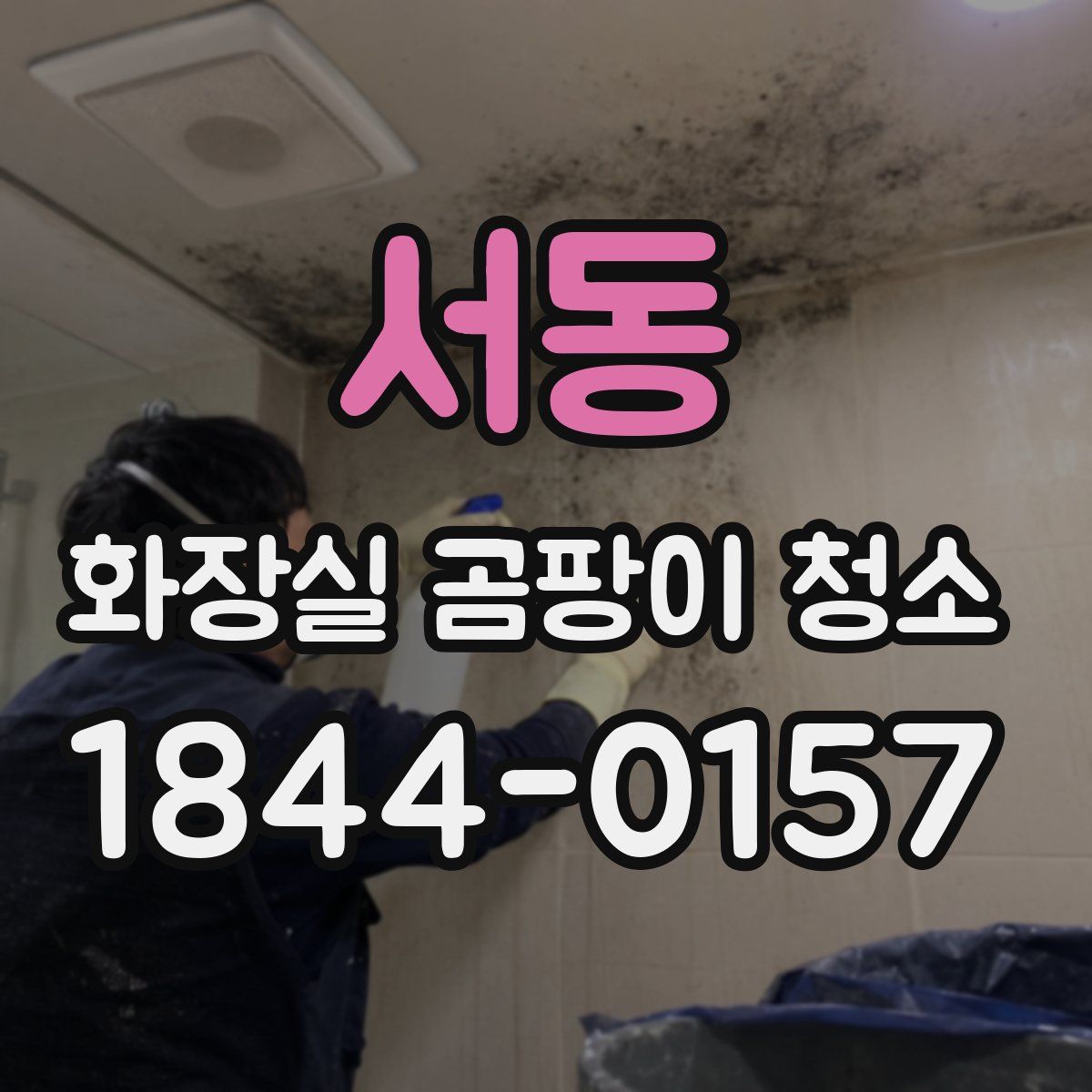서동 화장실 곰팡이 청소