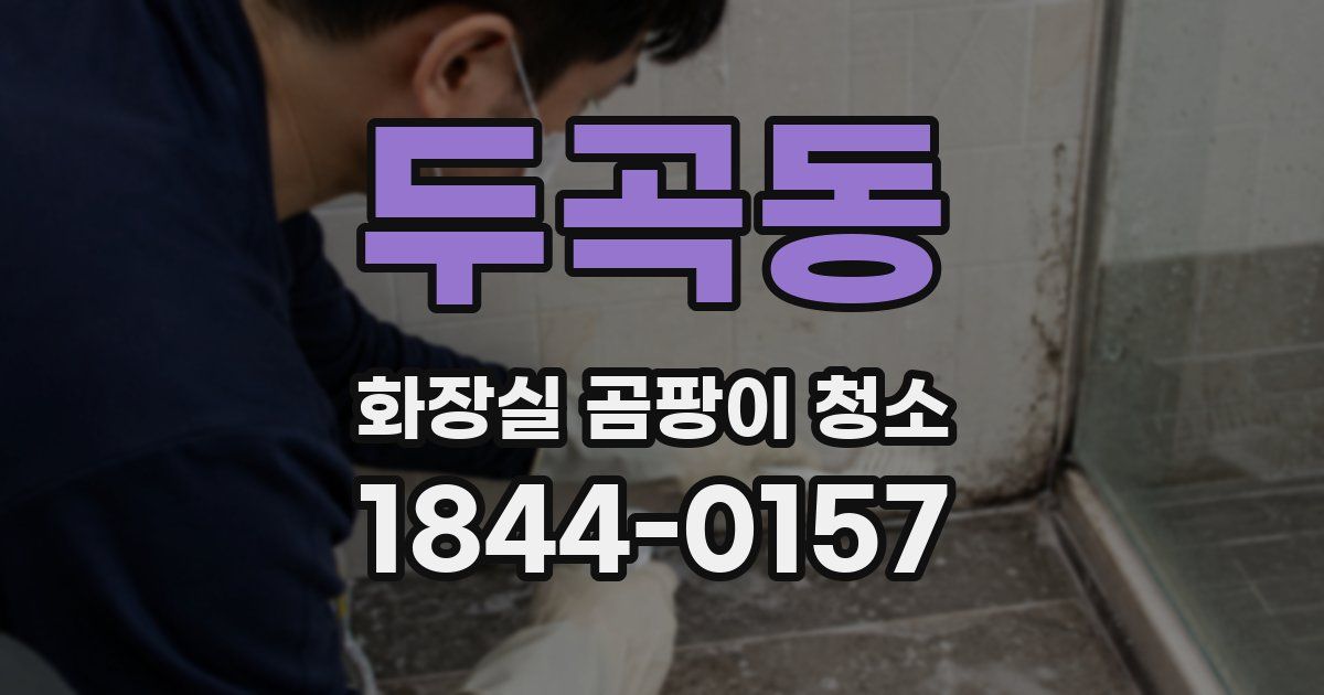 두곡동 화장실 곰팡이 청소