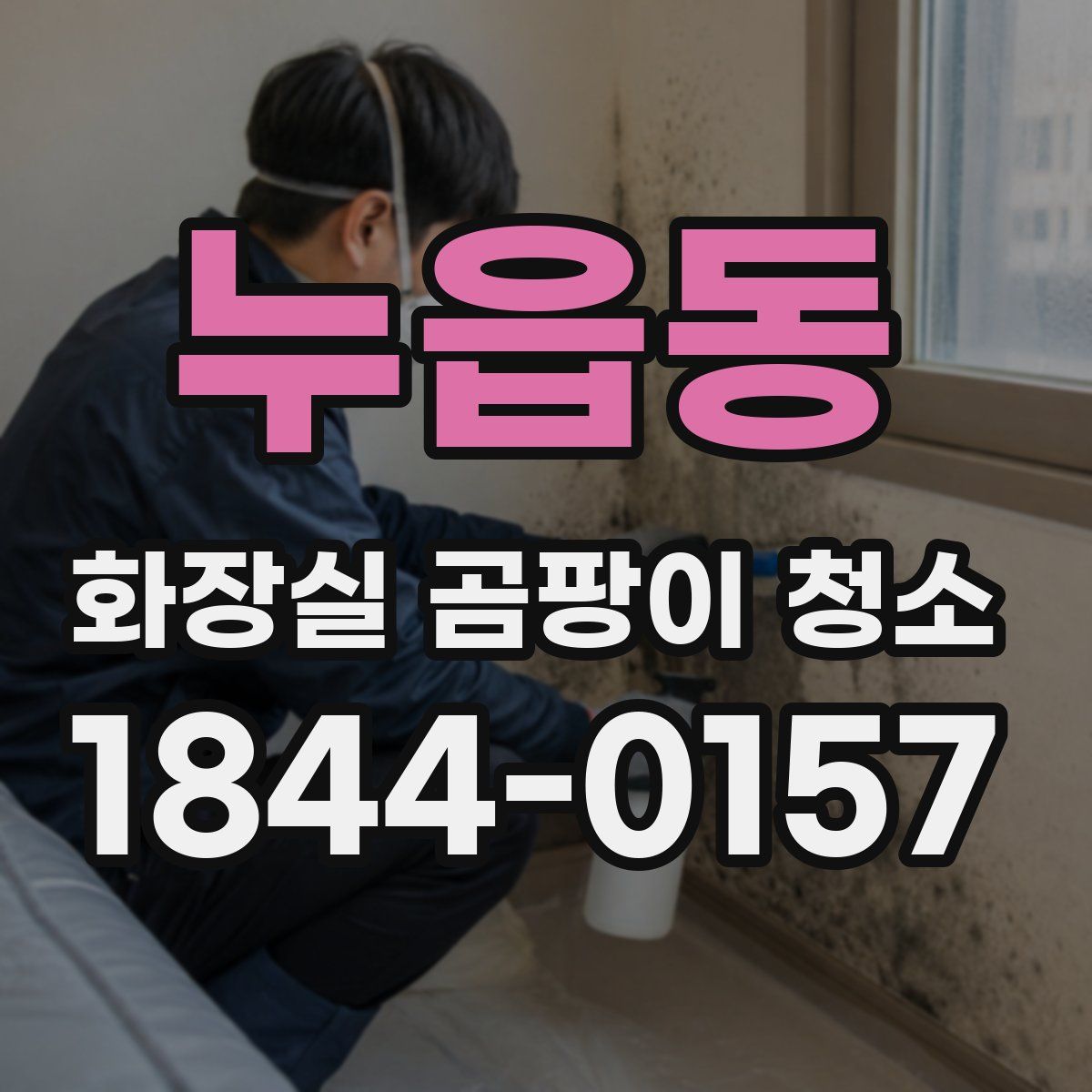 누읍동 화장실 곰팡이 청소