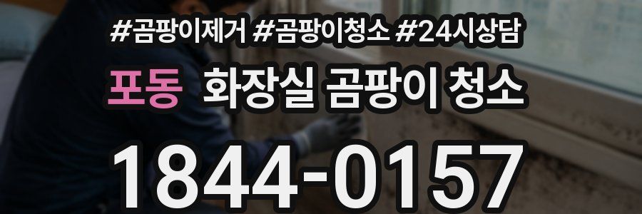 포동 화장실 곰팡이 청소